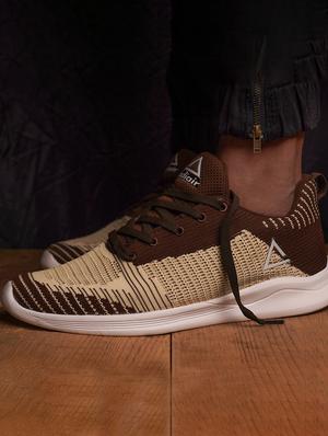 brown polyester sport shoes - 17521590 - Standard Image - 2