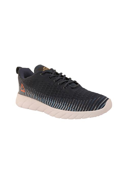 navy polyester sport shoes - 17521600 - Standard Image - 1