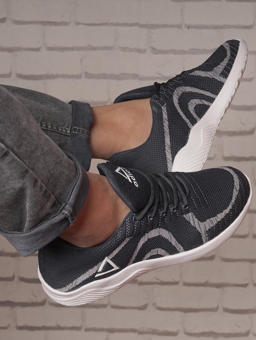 navy polyester sport shoes - 17521602 - Zoom Image - 2