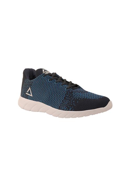 navy polyester sport shoes - 17521604 - Standard Image - 1