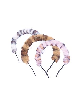multi colored plastic hairband set of 3 - 17521665 - Standard Image - 3