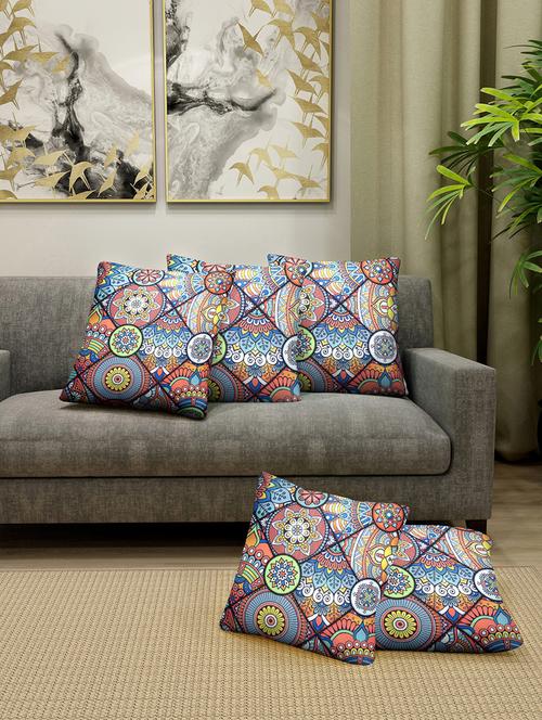pack of 5 cushion cover spandex fabric - 17521811 - Standard Image - 1
