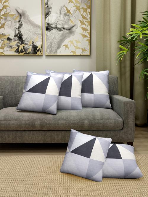 pack of 5 cushion cover spandex fabric - 17521813 - Standard Image - 1