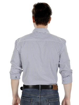 white striped casual t-shirt - 17521880 - Standard Image - 3