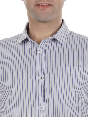 white striped casual t-shirt - 17521880 - Standard Image - 6
