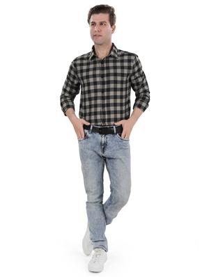 black checkered casual shirt - 17521889 - Standard Image - 4