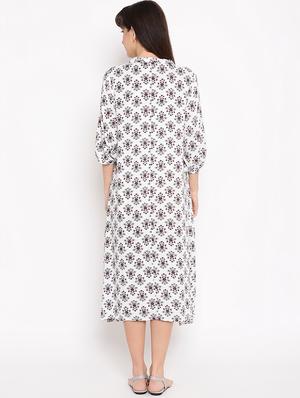 printed maternity dress - 17521937 - Standard Image - 3