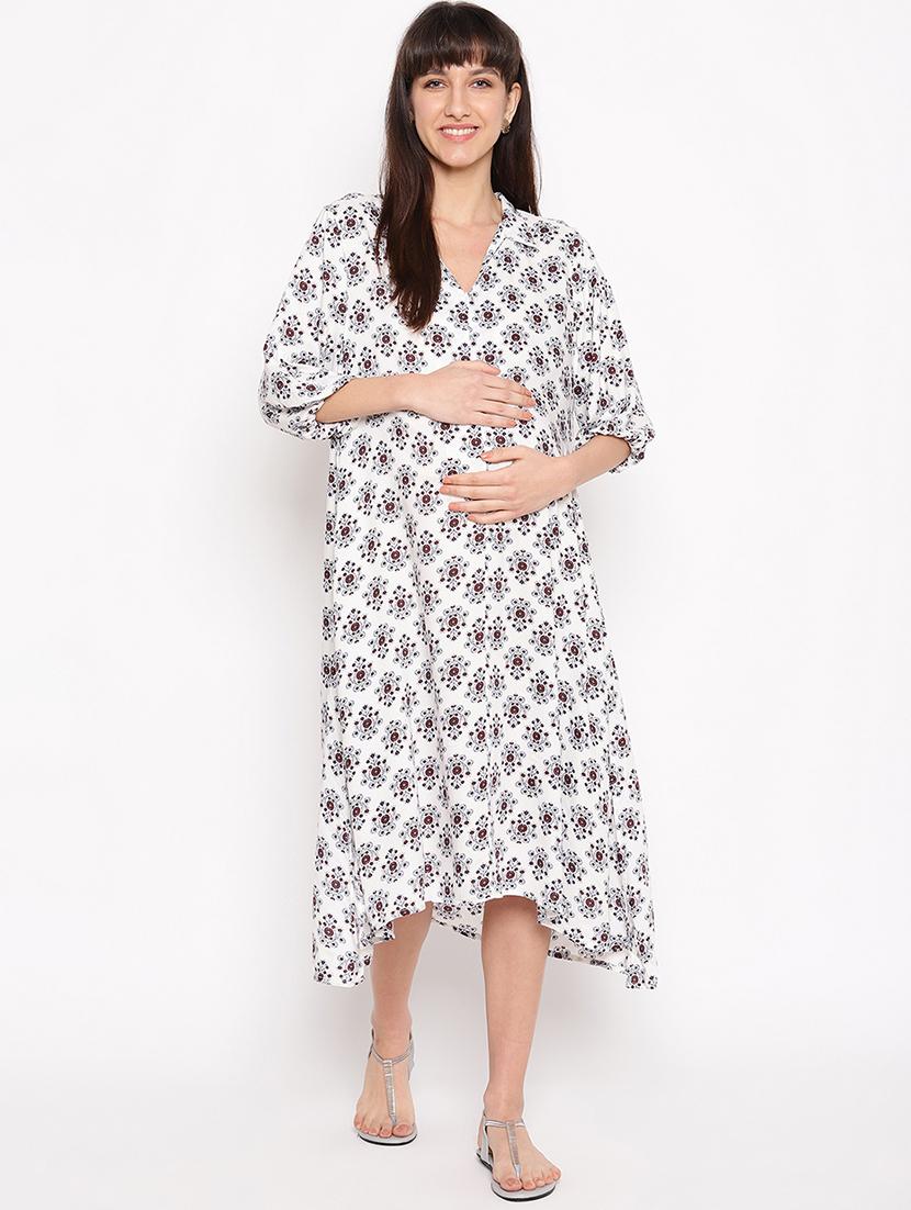 printed maternity dress - 17521937 - Zoom Image - 1