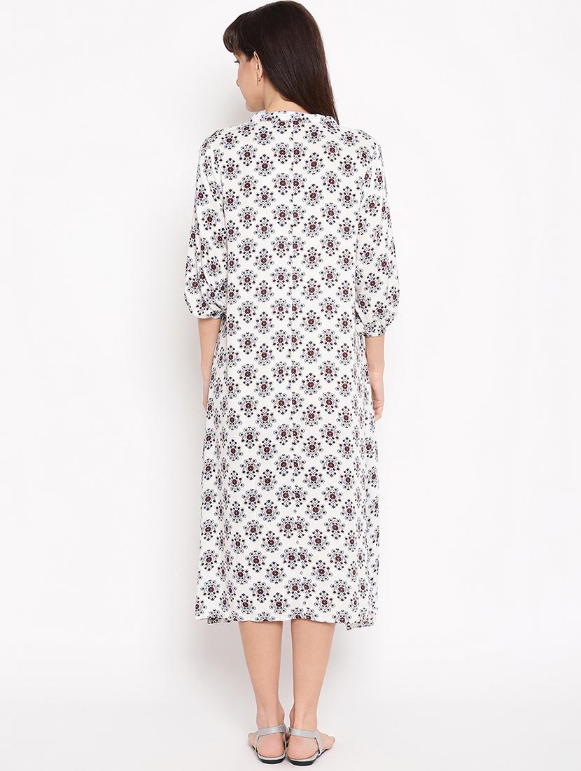 printed maternity dress - 17521937 - Zoom Image - 3