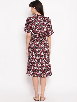 printed maternity dress - 17521939 - Standard Image - 3