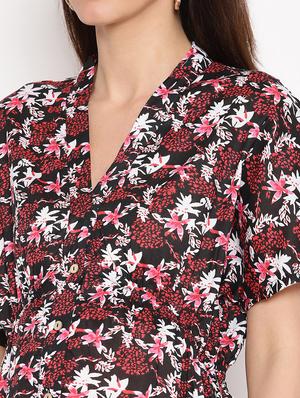 printed maternity dress - 17521939 - Standard Image - 4
