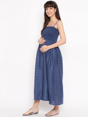 printed maternity dress - 17521943 - Standard Image - 2