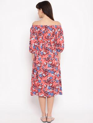 printed maternity dress - 17521952 - Standard Image - 3