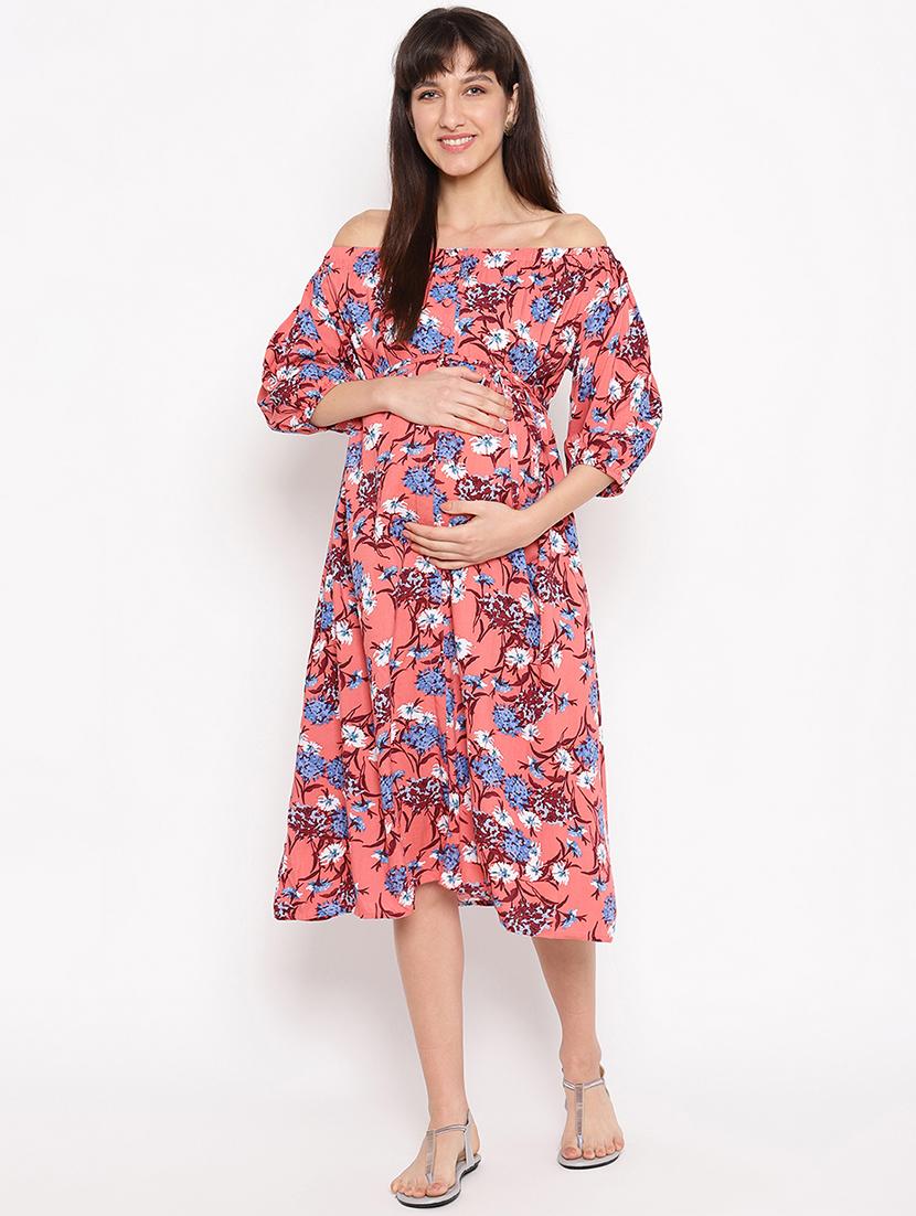 printed maternity dress - 17521952 - Zoom Image - 1