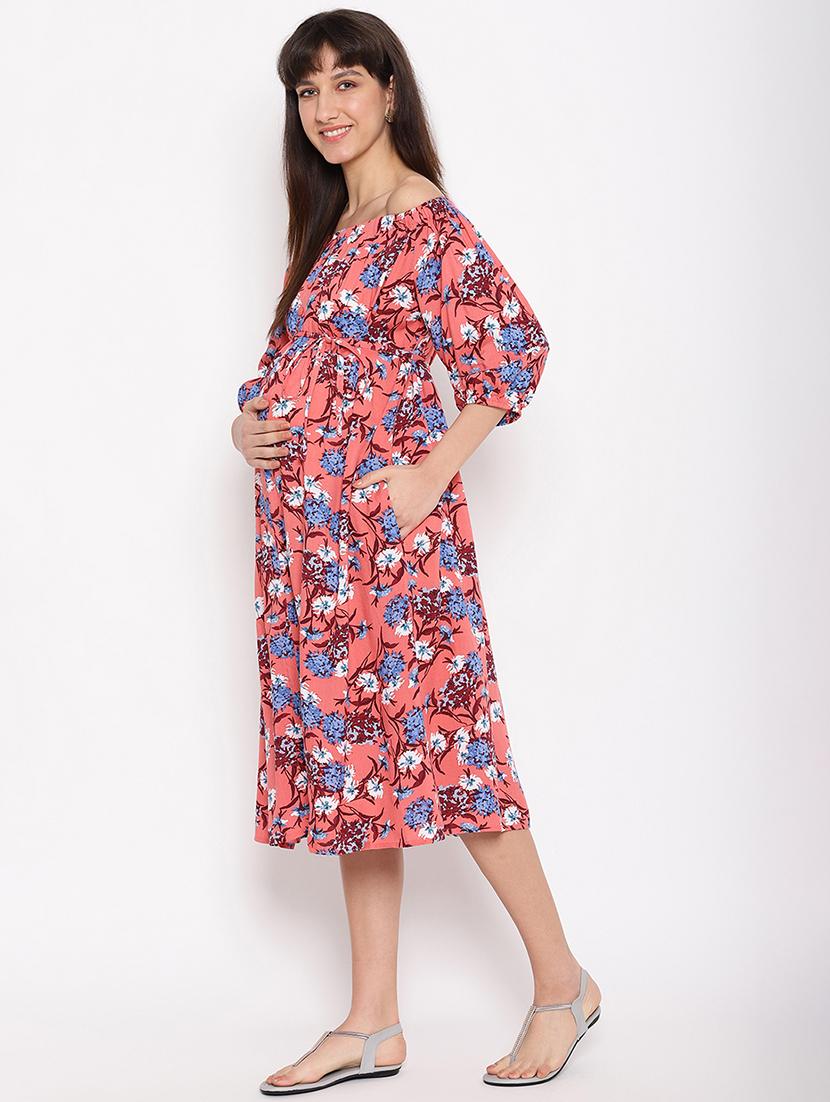 printed maternity dress - 17521952 - Zoom Image - 2