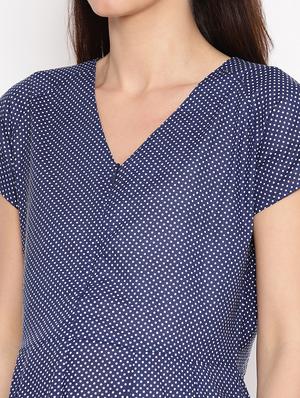 polka dot maternity dress - 17521955 - Standard Image - 4