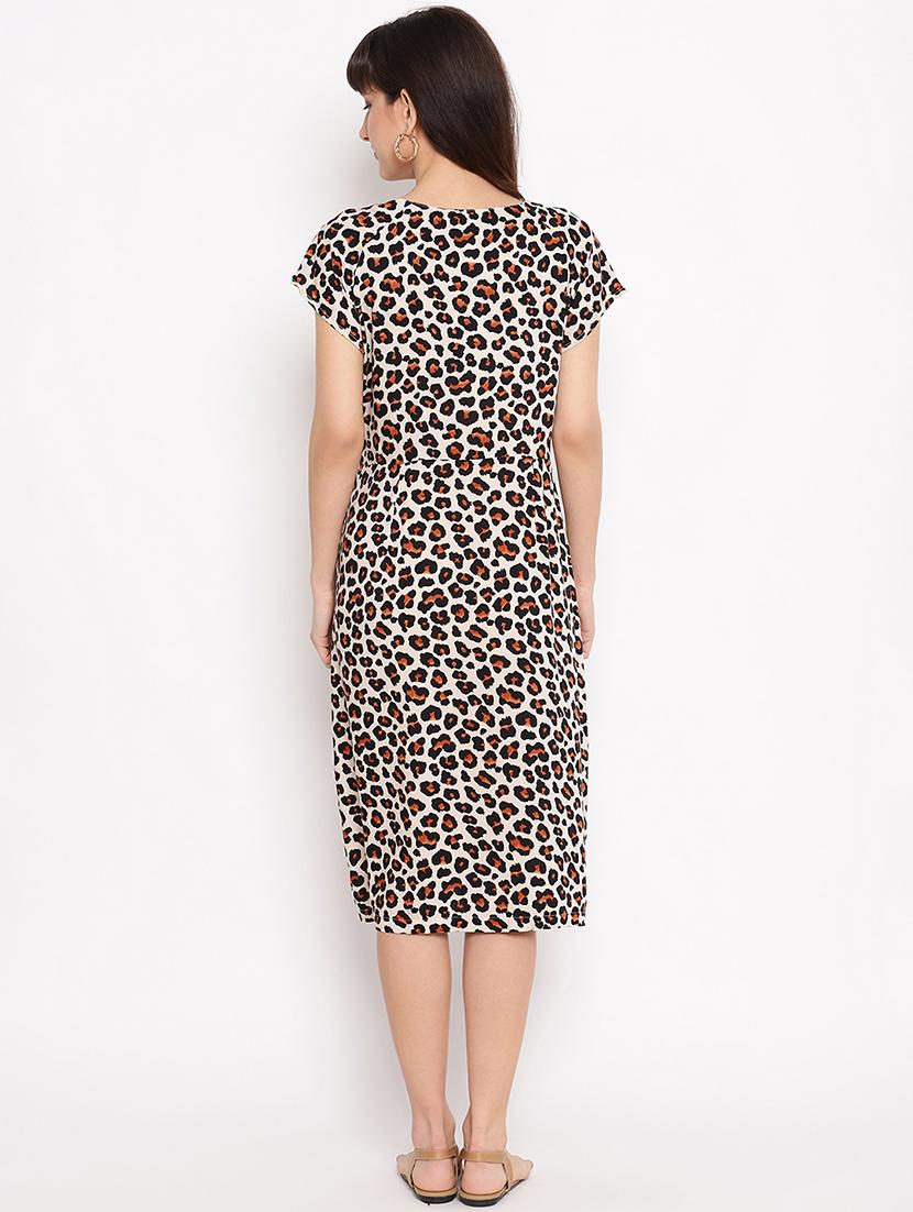 animal print maternity dress - 17521956 - Zoom Image - 3