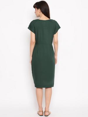 embroidered maternity wear dress - 17521964 - Standard Image - 3