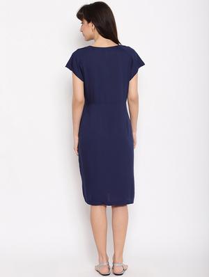 embroidered maternity wear dress - 17521965 - Standard Image - 3