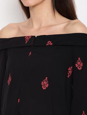 printed maternity wear top - 17521968 - Standard Image - 5