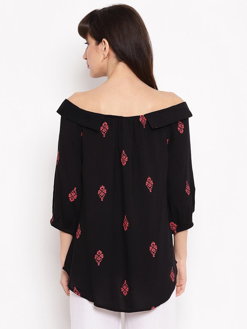 printed maternity wear top - 17521968 - Zoom Image - 3