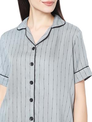 printed nightwear pyjama set - 17521983 - Standard Image - 4