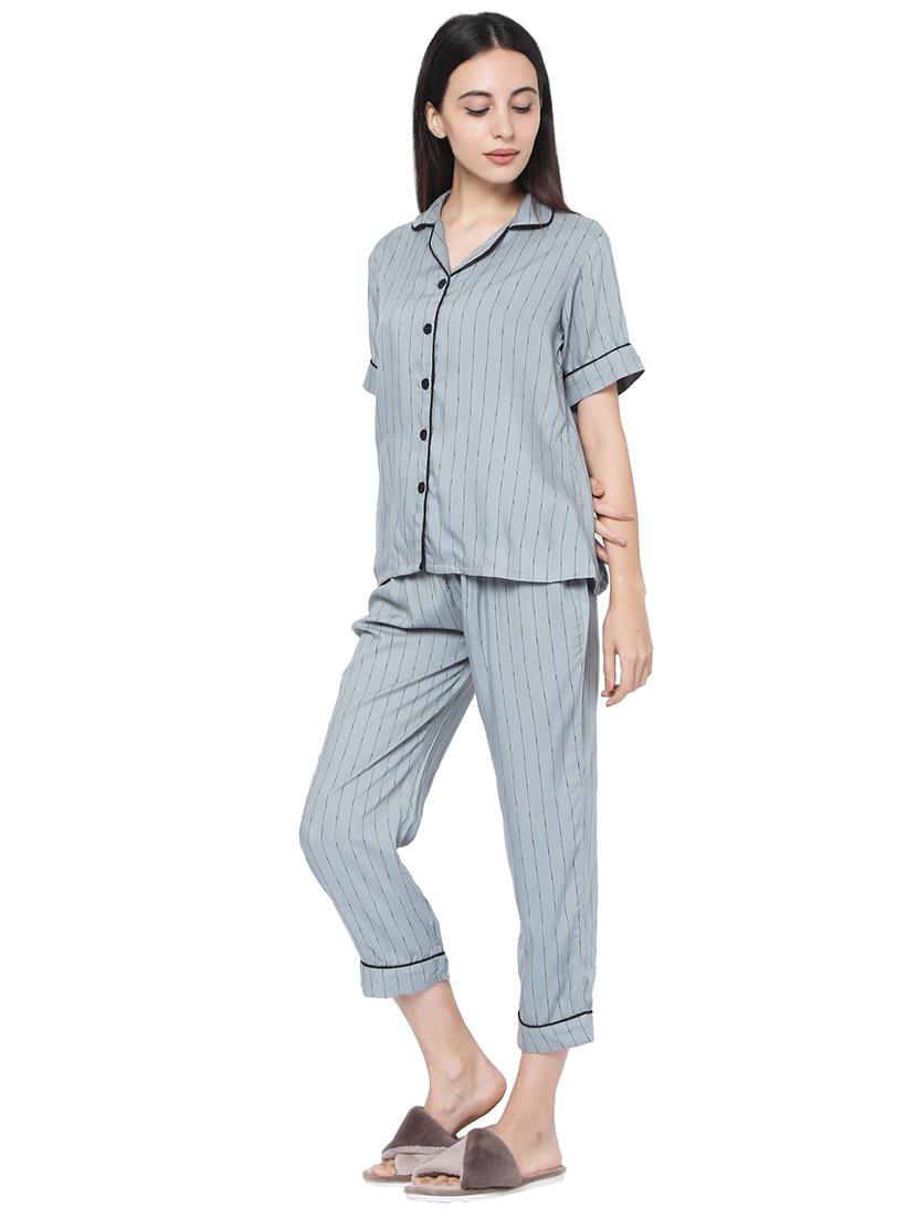 printed nightwear pyjama set - 17521983 - Zoom Image - 2