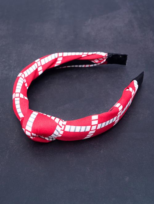 red plastic hairband - 17521989 - Standard Image - 1