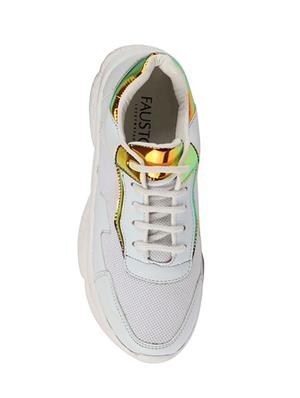 pink pu laceup sports shoes - 17522223 - Standard Image - 4