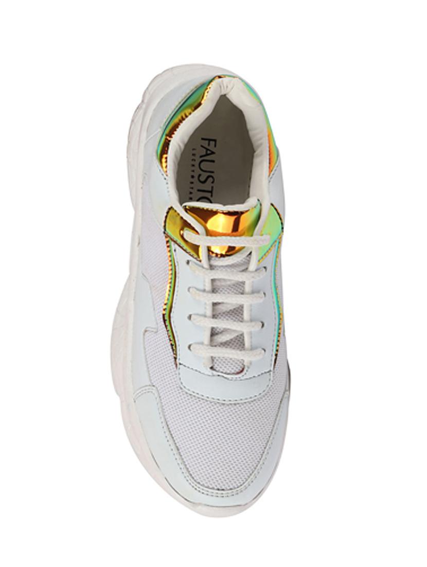 pink pu laceup sports shoes - 17522223 - Zoom Image - 4