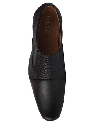 black slip on shoes - 17522231 - Standard Image - 4