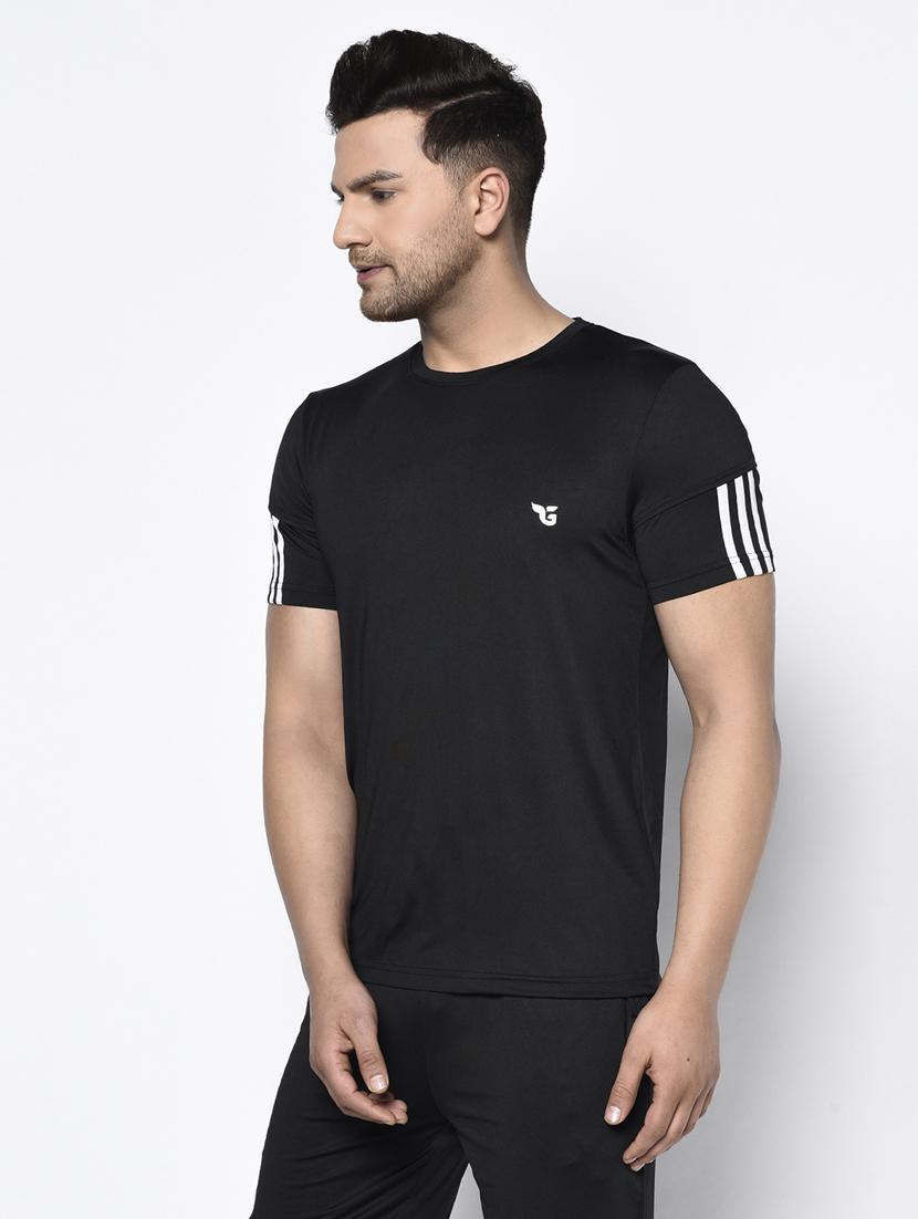 black striped t-shirt - 17522285 - Zoom Image - 2