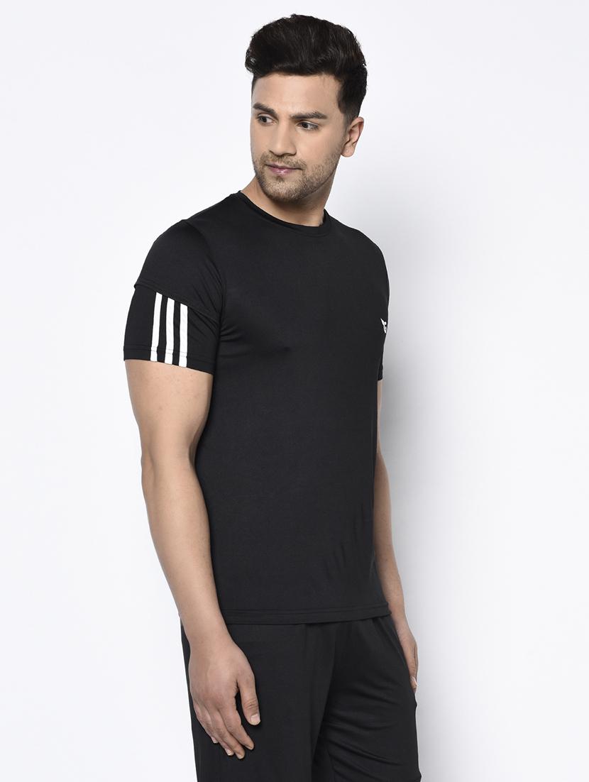 black striped t-shirt - 17522285 - Zoom Image - 3