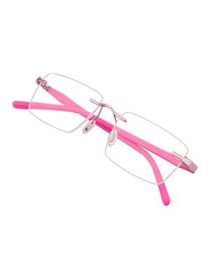 zyaden rectangular unisex rimless eyewear frame (rim-203) - 17522289 - Standard Image - 3
