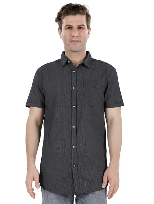 black printed casual shirt - 17522290 - Standard Image - 1