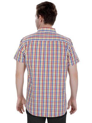 multi colored checkered casual shirt - 17522301 - Standard Image - 3