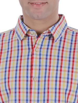 multi colored checkered casual shirt - 17522301 - Standard Image - 6