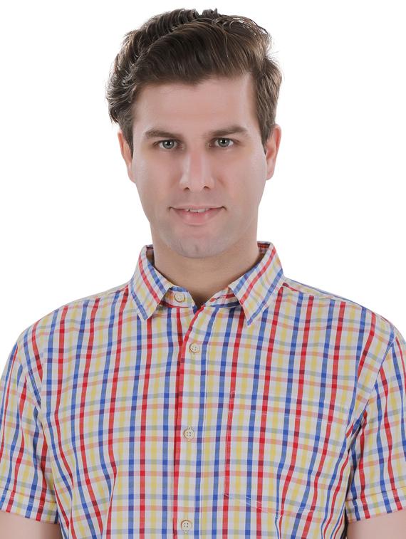 multi colored checkered casual shirt - 17522301 - Zoom Image - 5
