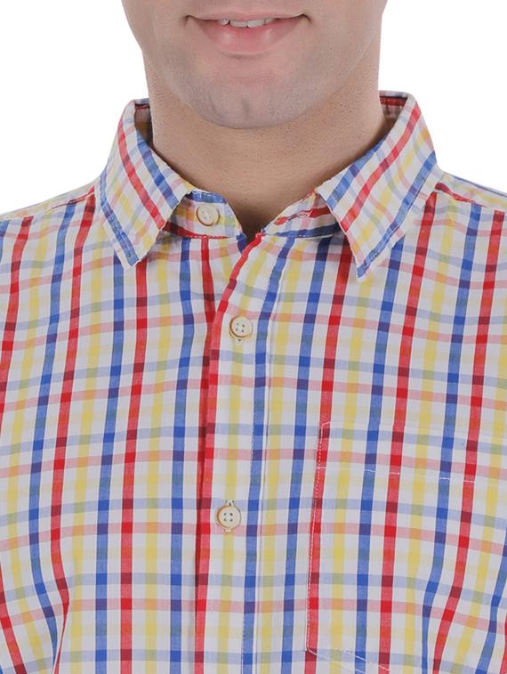 multi colored checkered casual shirt - 17522301 - Zoom Image - 6
