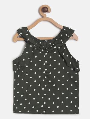 green cotton regular top - 17522657 - Standard Image - 2