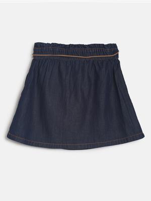 blue cotton aline skirt - 17522669 - Standard Image - 2