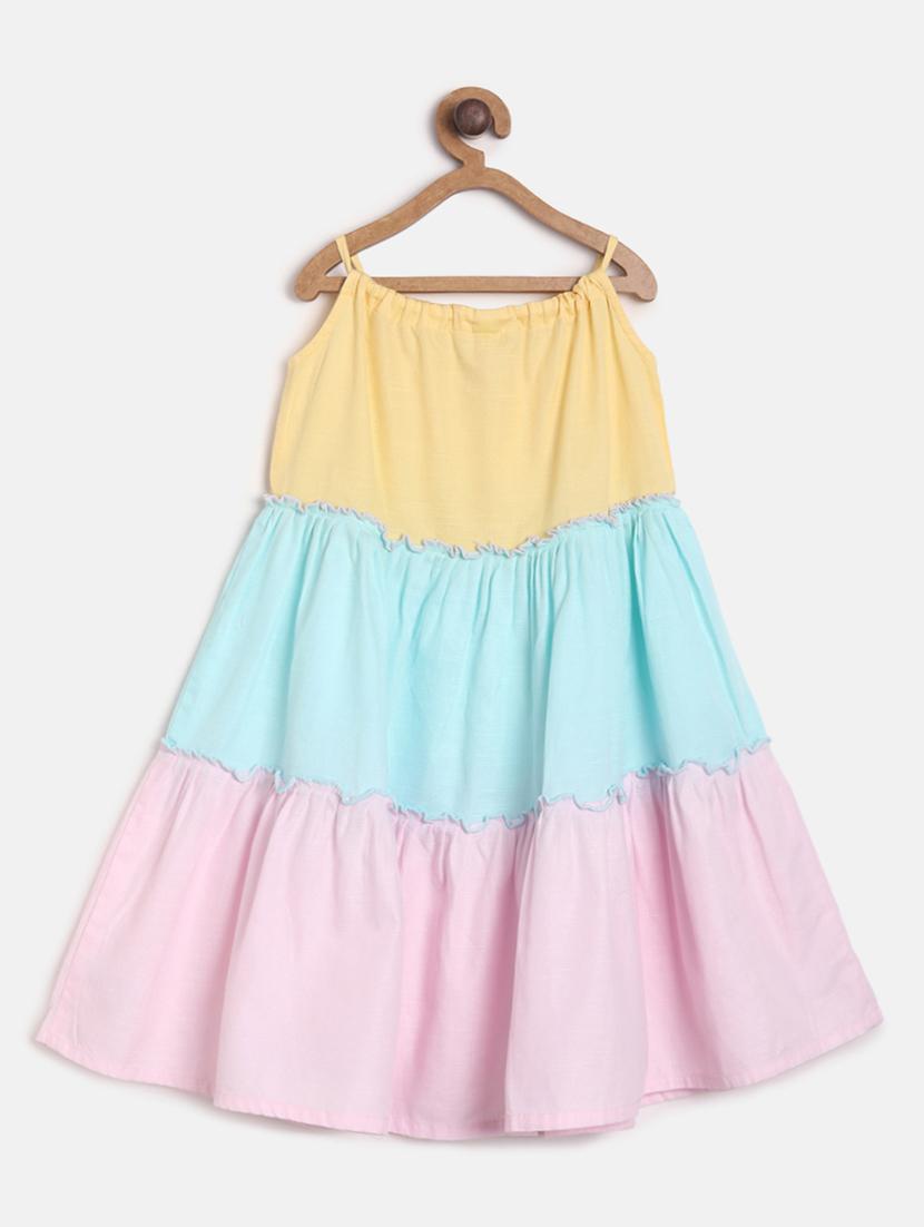 multi colored cotton frock - 17522837 - Zoom Image - 2