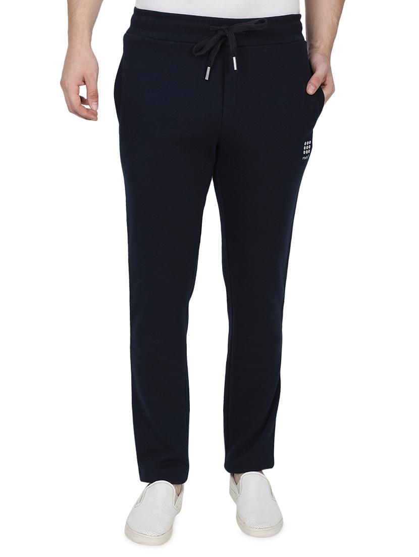 navy blue solid full length track pant - 17522909 - Zoom Image - 1