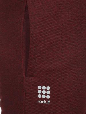 maroon solid full length track pant - 17522913 - Standard Image - 5