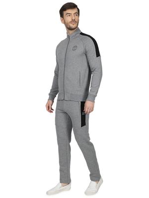 grey side taped full length track suit - 17522915 - Standard Image - 2