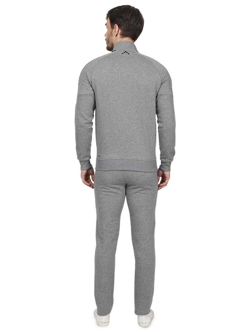 grey side taped full length track suit - 17522915 - Zoom Image - 3