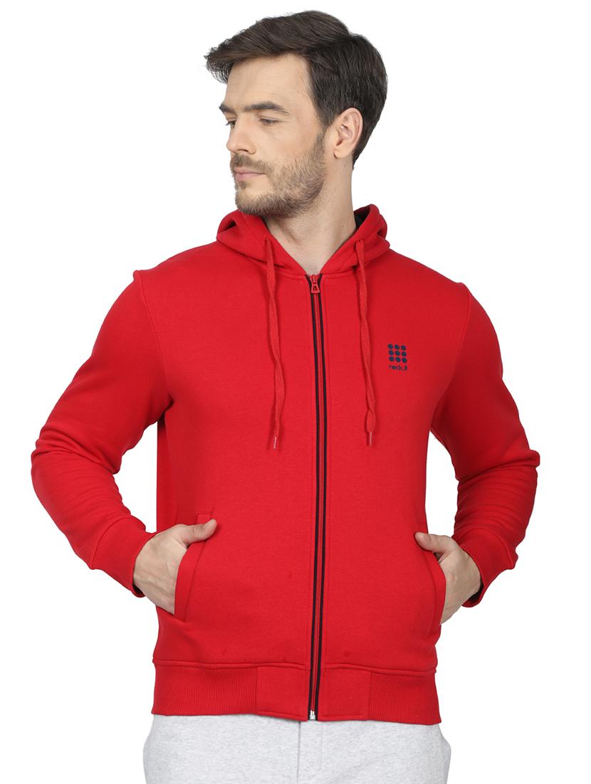 red solid sweatshirt - 17522918 - Zoom Image - 1