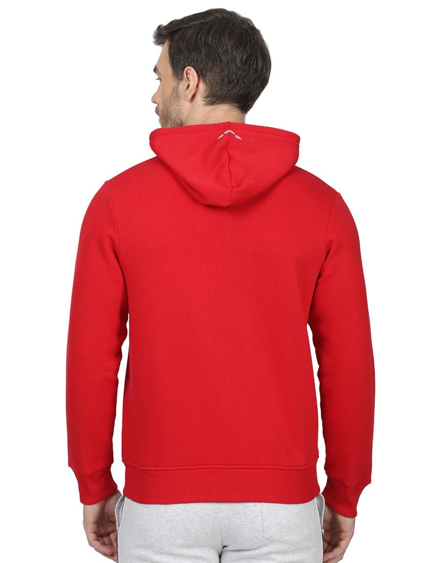 red solid sweatshirt - 17522918 - Zoom Image - 3