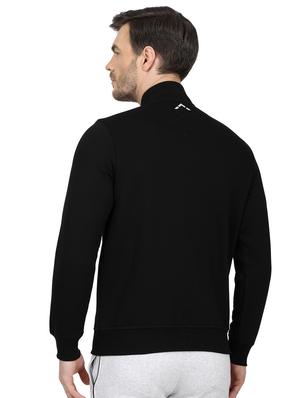 black color block cut & sew sweatshirt - 17522924 - Standard Image - 3