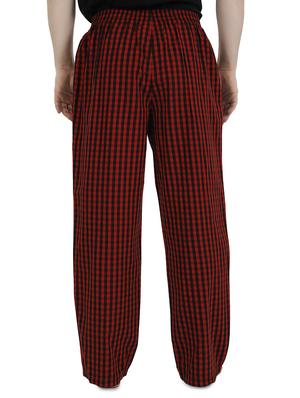 red checkered pyjama - 17522959 - Standard Image - 3